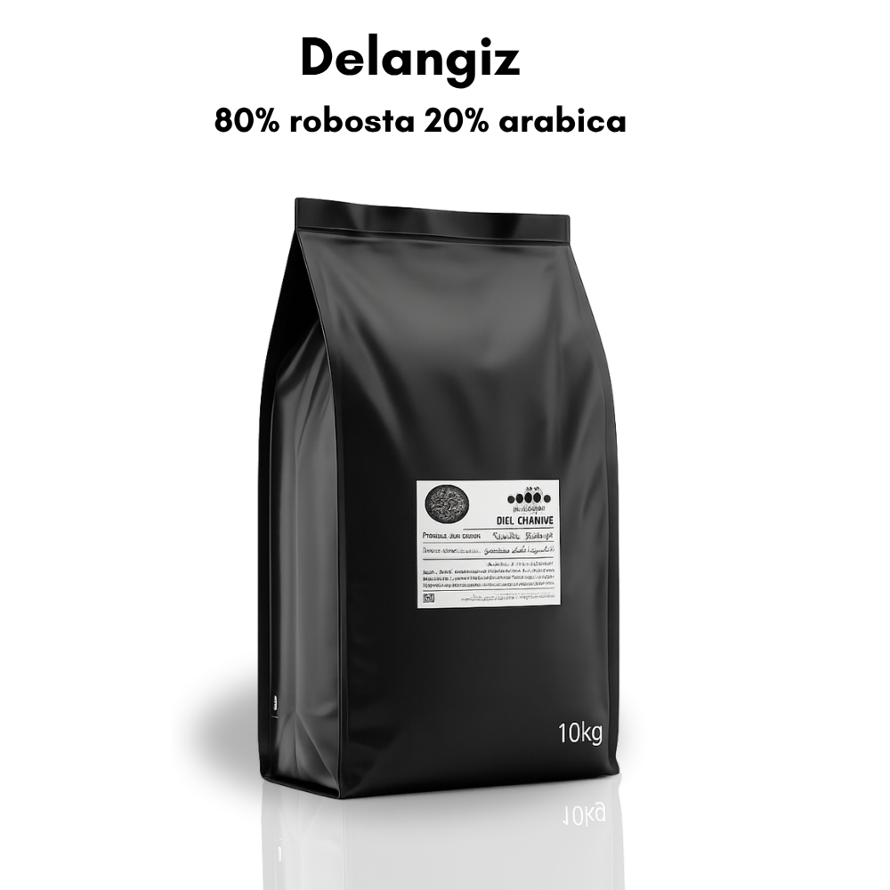 قهوه دل انگیز 20% عربیکا 80%روبوستا بسته بندی 10کیلویی