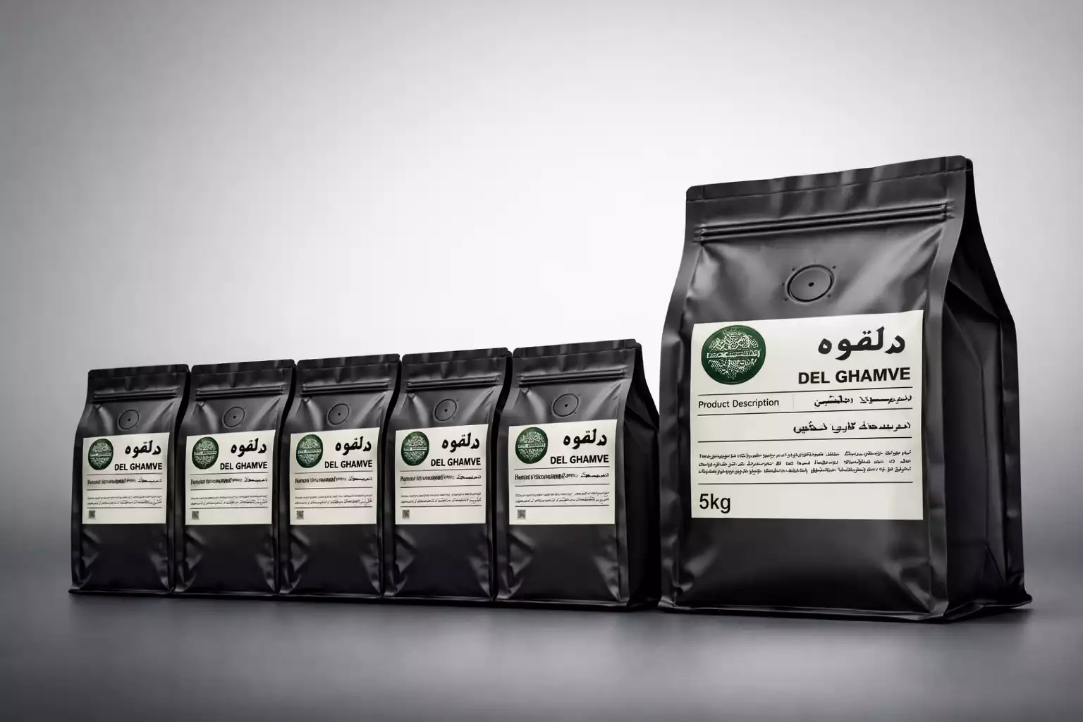دلنواز 100% روبوستا بسته بندی 5 کیلویی